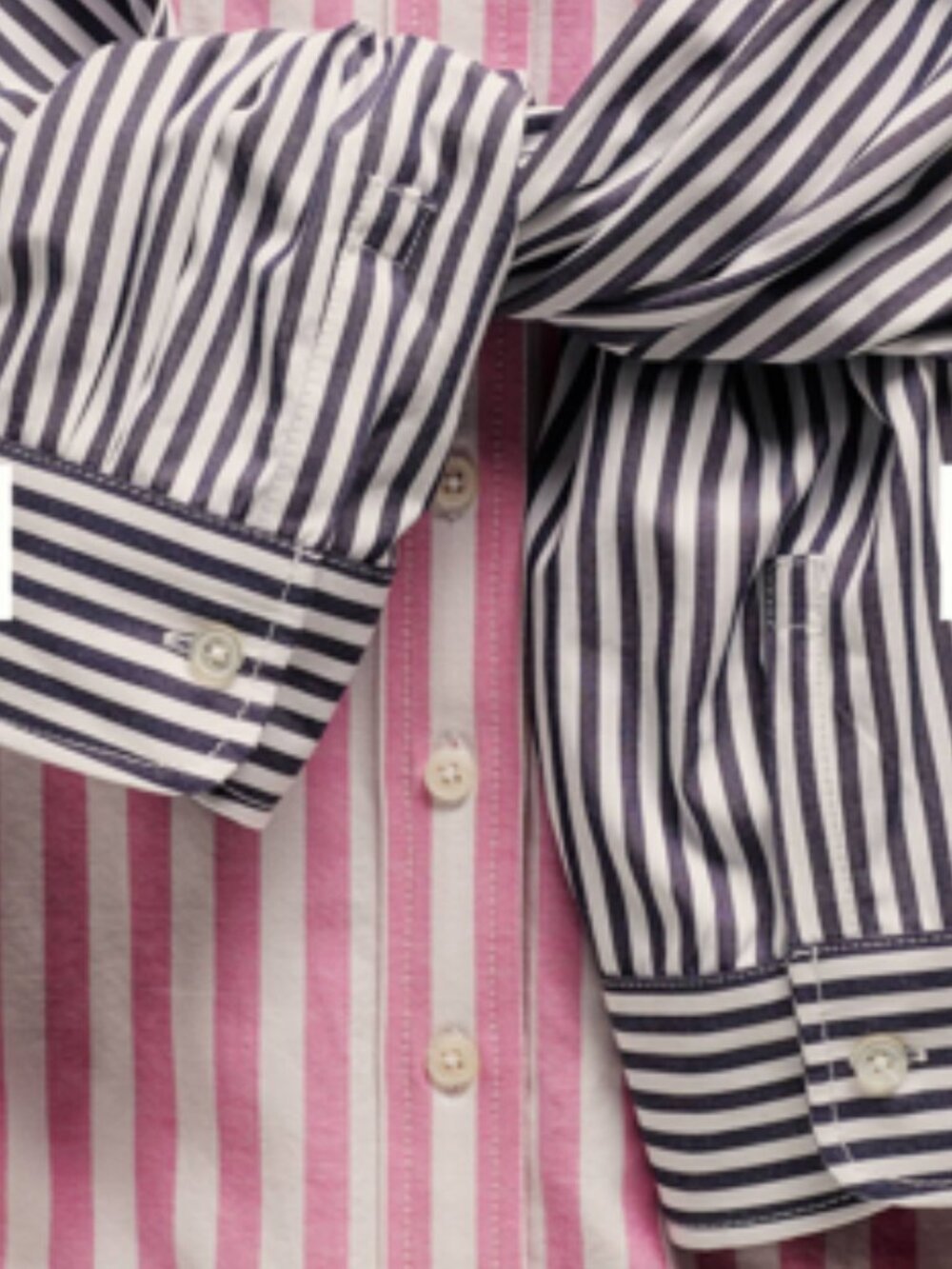 NWT Shrunken Bennett Button Down Shirt By Maeve - Picture 10 of 15